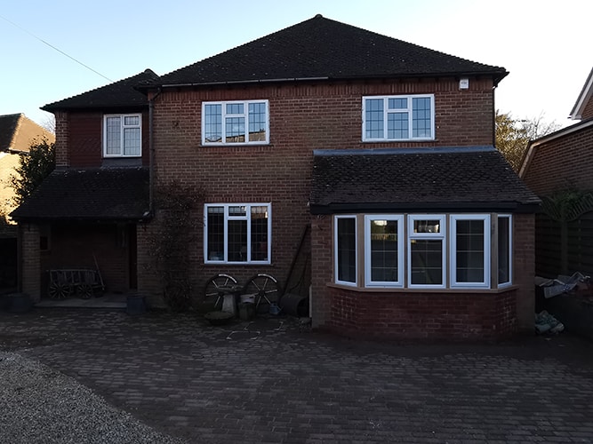 Garage conversion to a snug, Puttenham, project photo