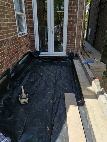 Floor prepared, May 2019