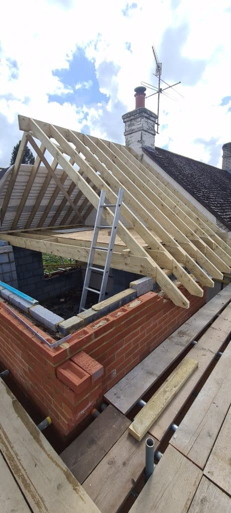 Roof structure, May 2021