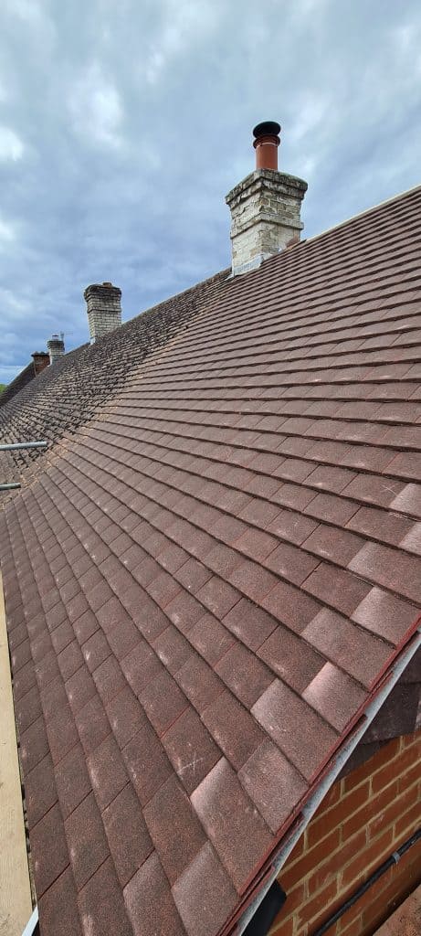 Roof tiled, May 2021