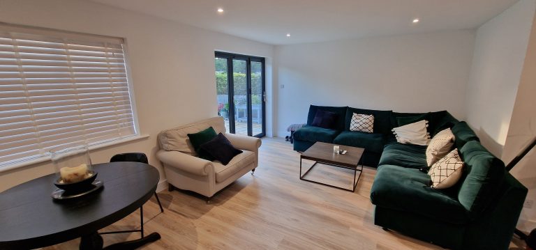Kitchen and living space, Milford, project photo