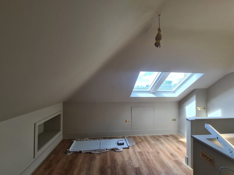 Loft conversion, Normandy, project photo