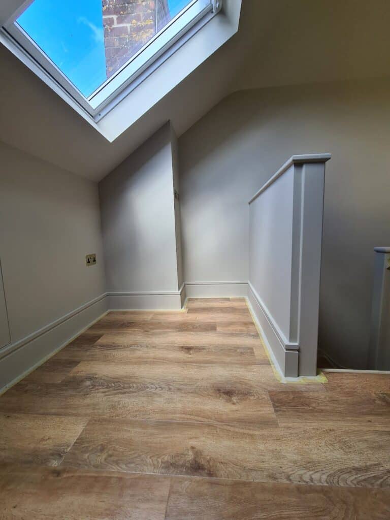 Loft conversion, Normandy, project photo