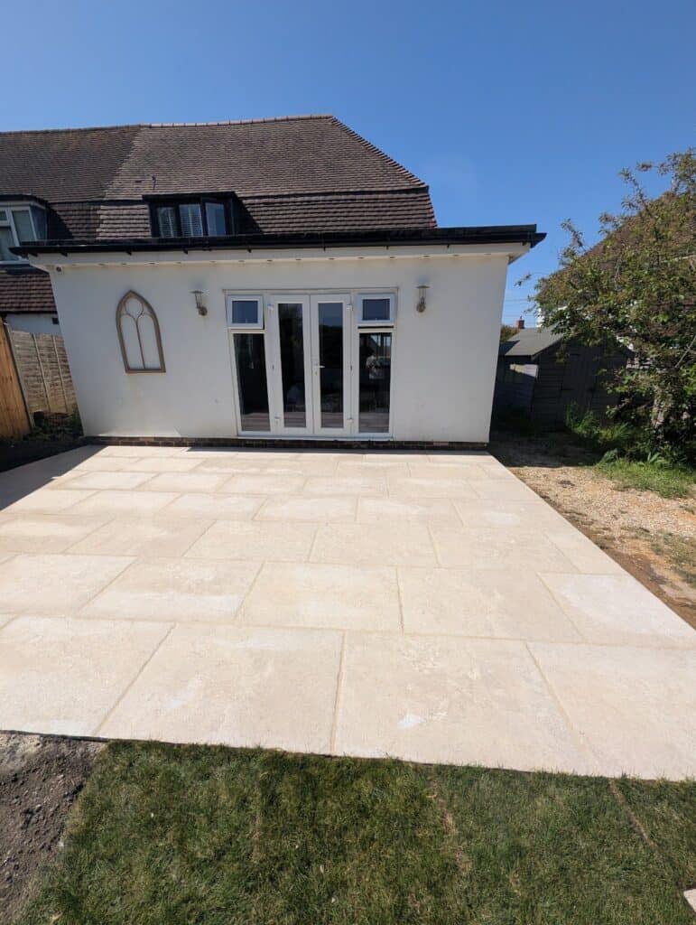 Porcelain patio, Tongham